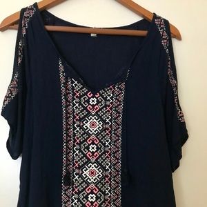 Aeropostale Cold Shoulder Shirt